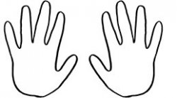 Трафарет руки