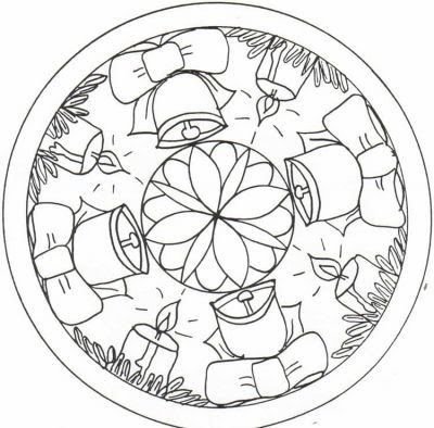 Декоративное рисование расписной тарелки (Новогодняя тематика).