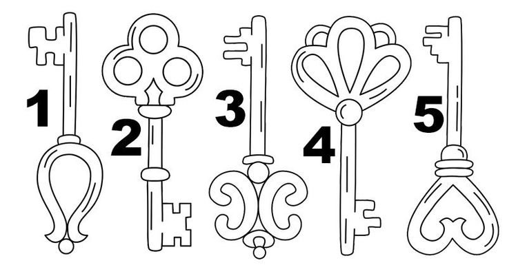 Ключ рисунок