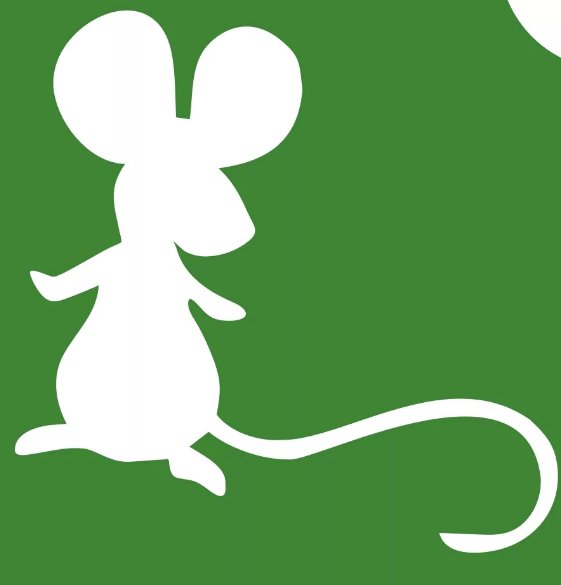 Трафарет мышки для вырезания