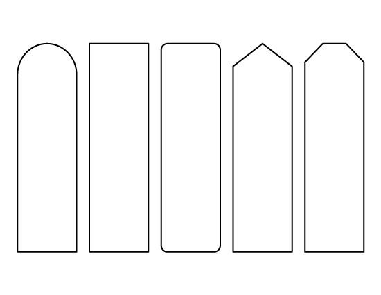 Трафареты закладок