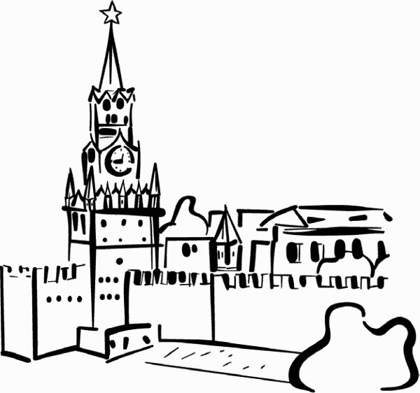 Очертания Кремля