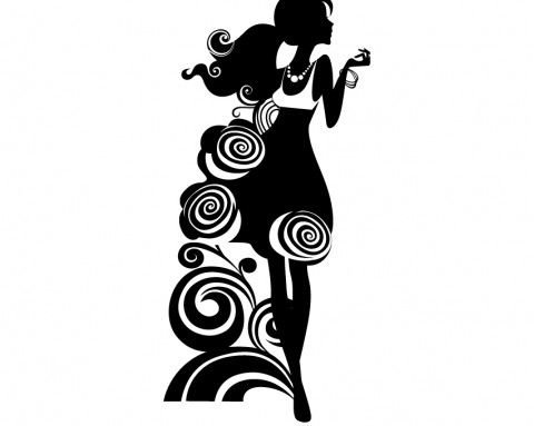 Силуэт девушки