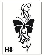 Трафареты для татуировок хной