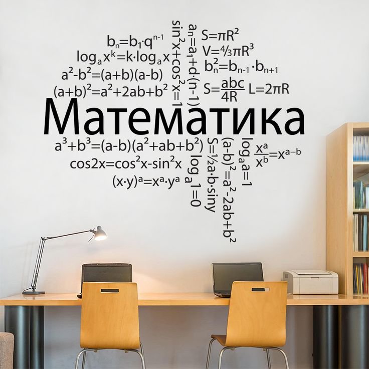 Украсить стену в кабинете математики