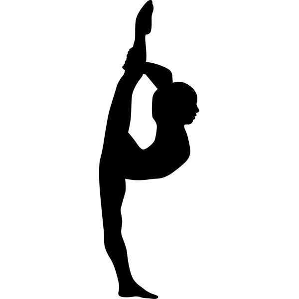 Спортивная гимнастика силуэт