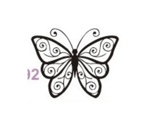 Бабочка трафарет для 3d ручки