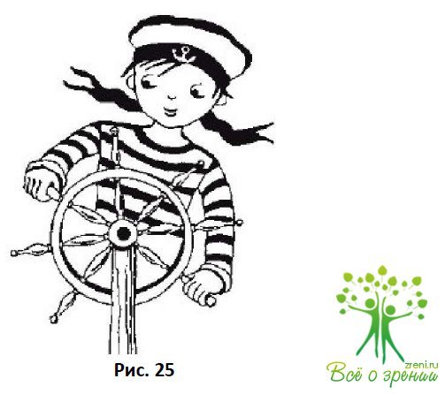 Моряк раскраска для малышей