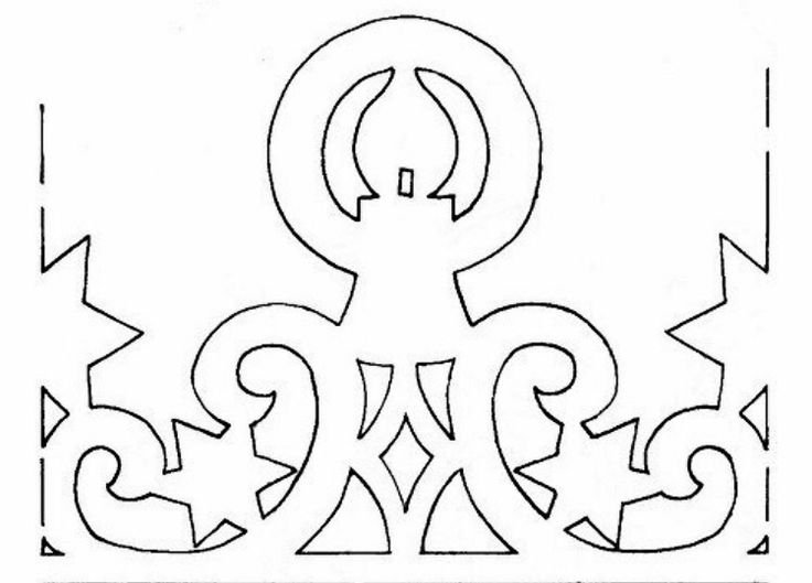 Новогодние узоры на окна