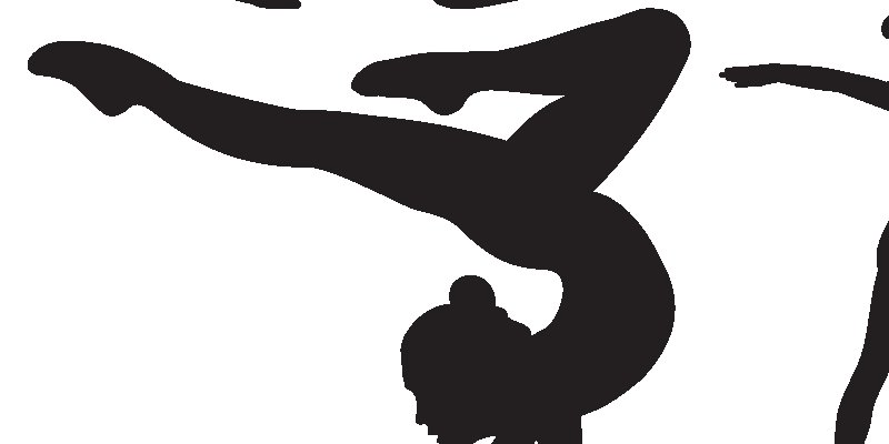 Силуэт гимнастки