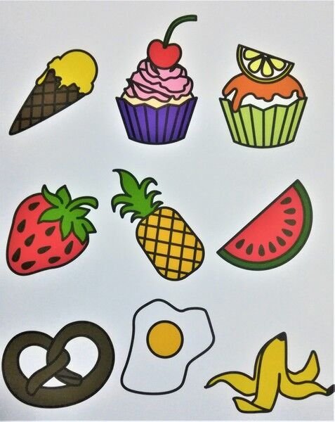 Трафареты для 3д ручки мороженое
