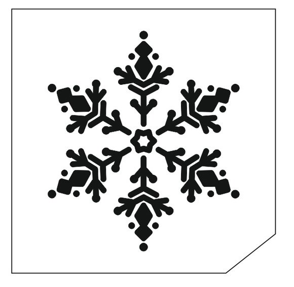 Красивая Снежинка вектор