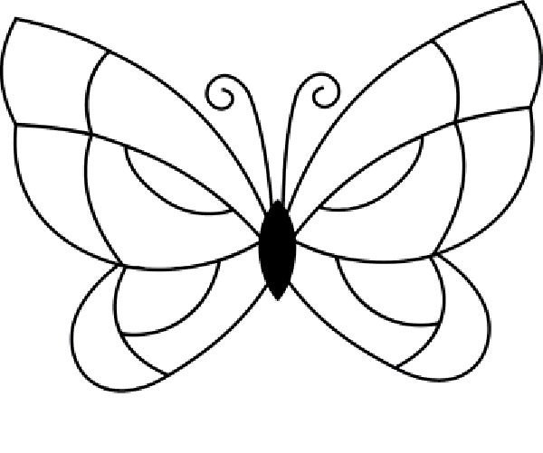 Шаблон бабочки