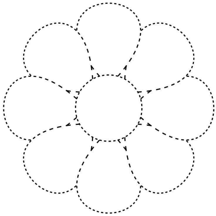 Трафарет "цветы"