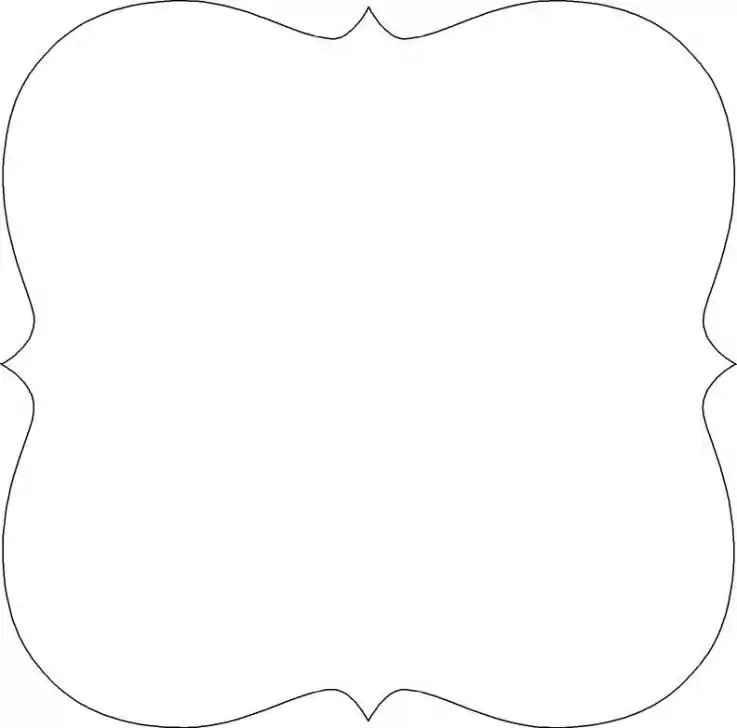 Рамка трафарет