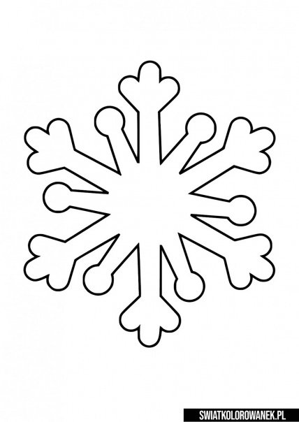 снежинка шесть лучей