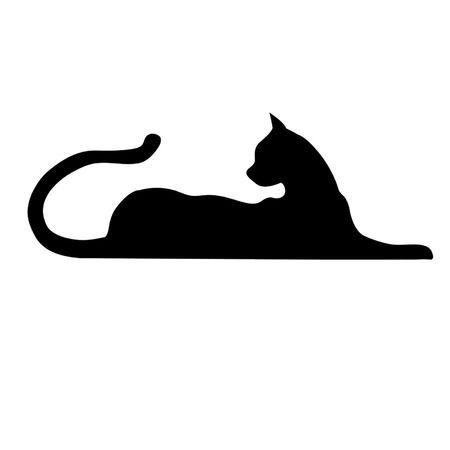 Силуэт кошки
