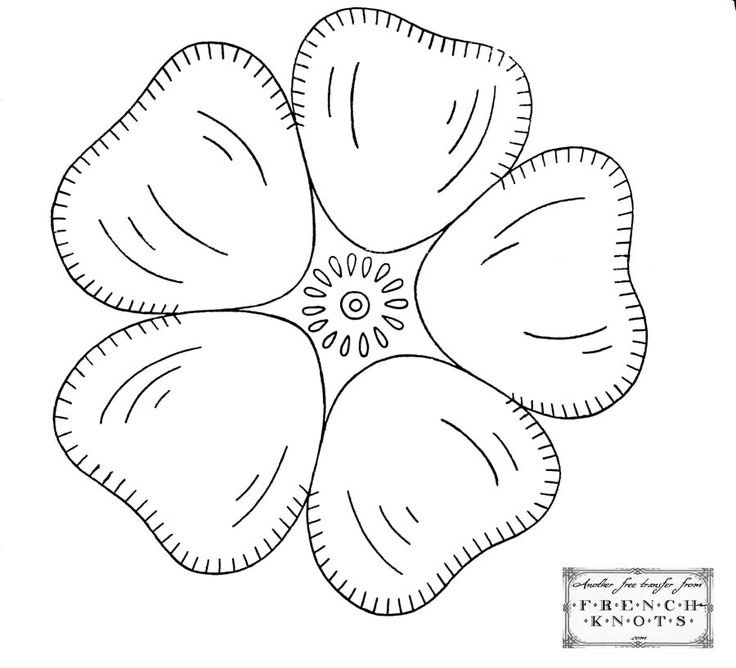 Трафареты для аппликаций из ткани