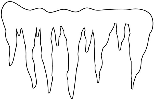 Сосулька для детей 3-4 года