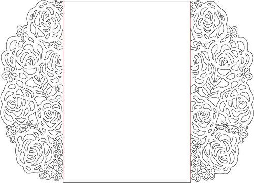 Кружевные трафареты для вырезания