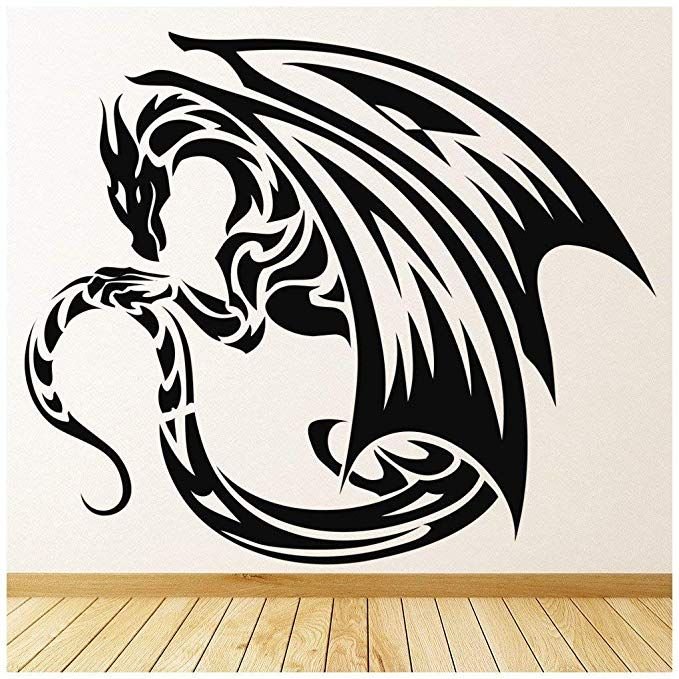 Стилизованное изображение дракона