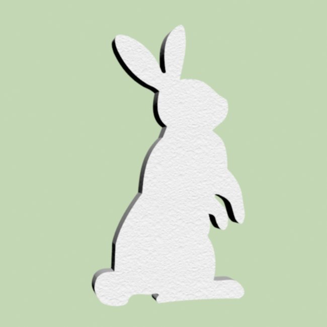Кролик для вырезания