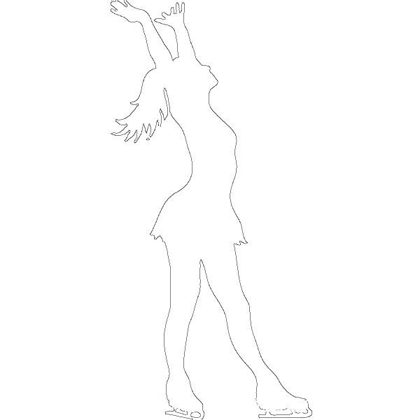 Силуэт фигуристки