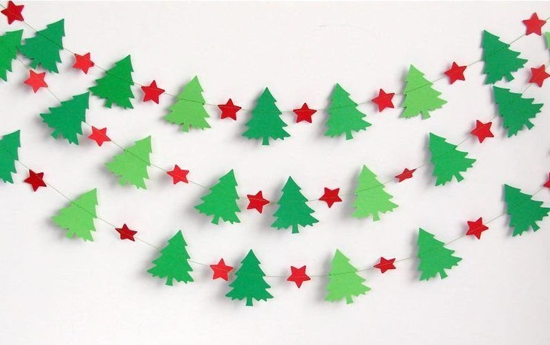 Гирлянда бумажная Новогодняя