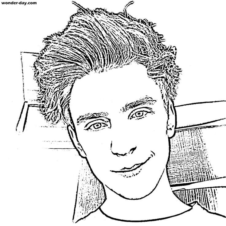 Раскраски а4 Влад блоггер