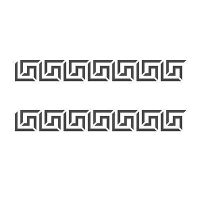 Меандр трафарет