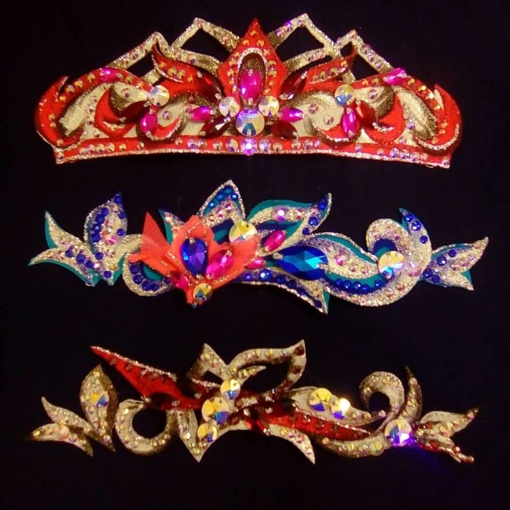 Украшение на кичку для художественной гимнастики