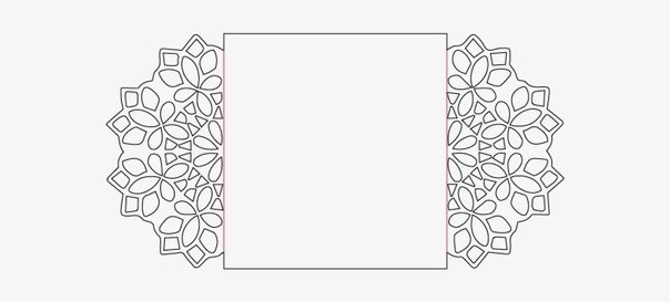 Трафарет ажурный