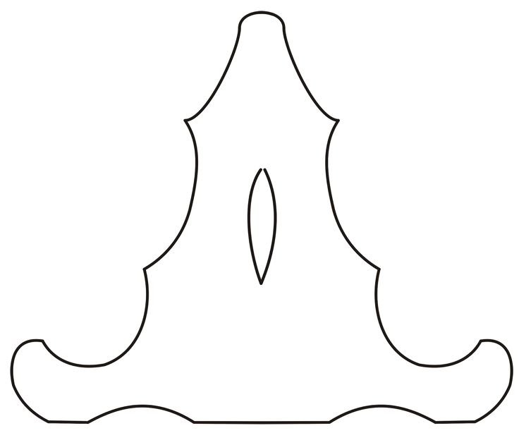 Подставка для телефона трафарет