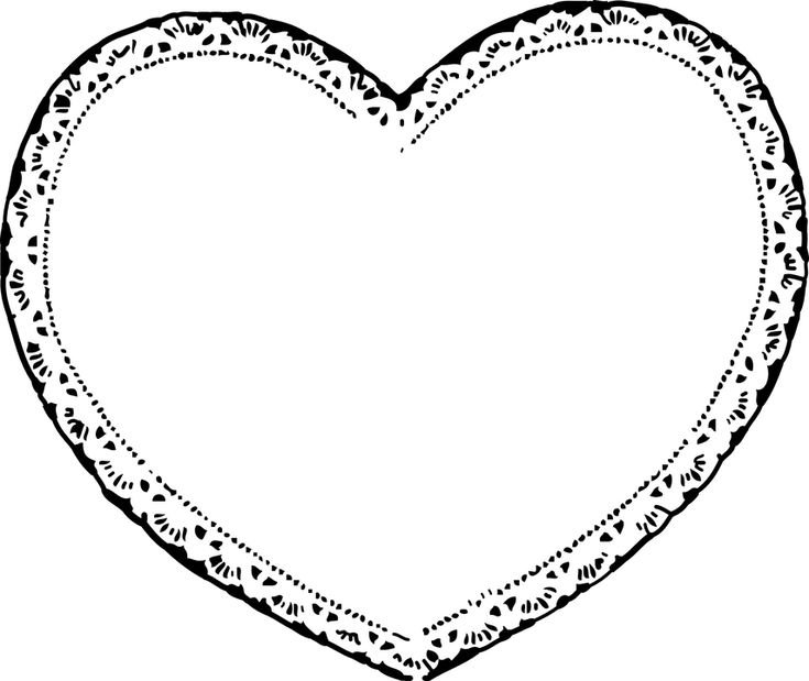 Рамка сердечки