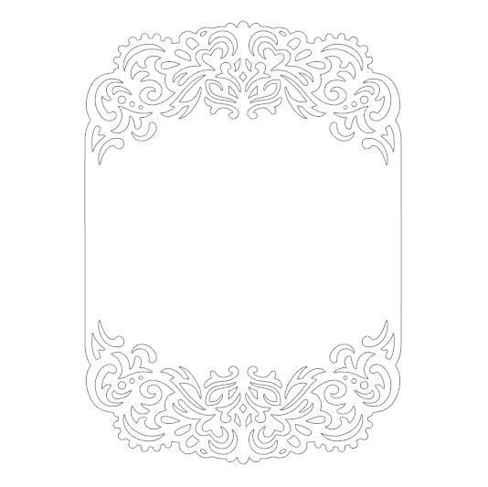 Ажурные трафареты для открыток