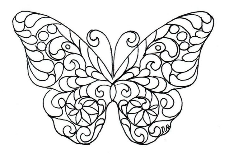 Красивые узоры раскраска