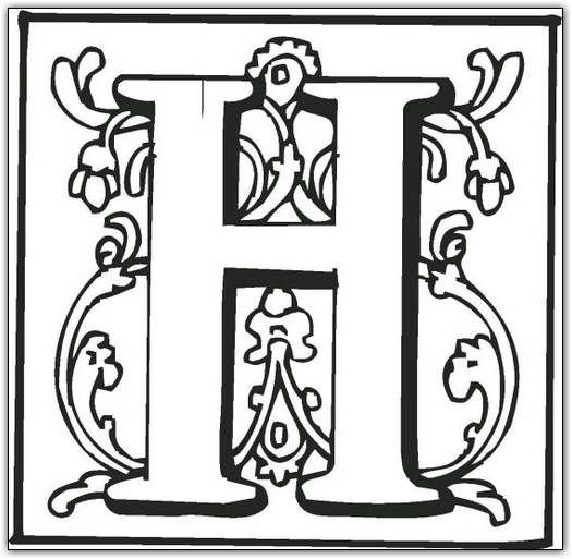 Буквы для раскрашивания