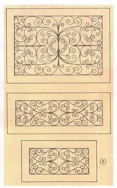 Узоры для филиграни шкатулки из джута