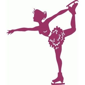 Силуэт фигуристки