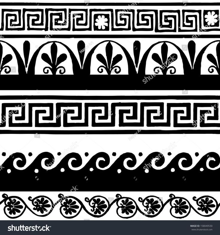 Римский орнамент Меандр