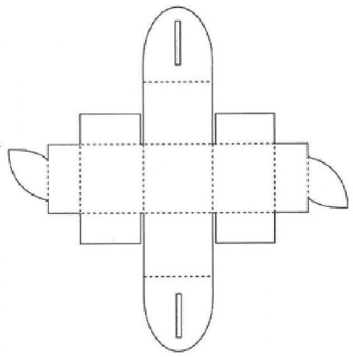 Развертка подарочной коробки
