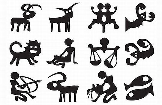 Макет знаков зодиака