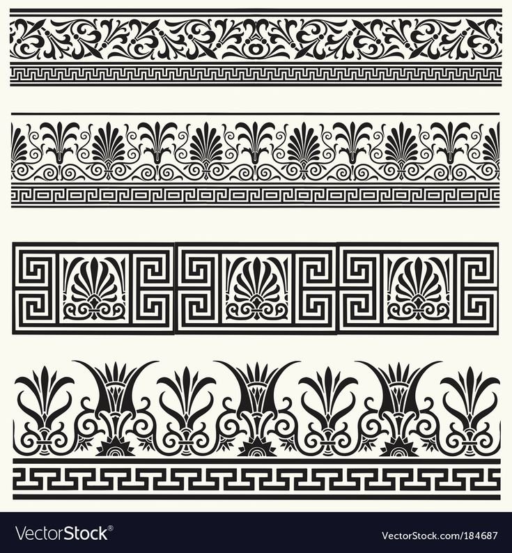 Меандр Византийский орнамент