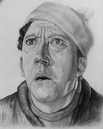 Юрий Никулин рисунок портрет
