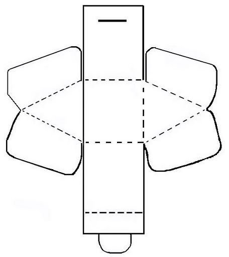 Развертка подарочной коробки