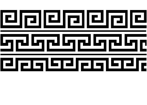 Древнегреческий узор Меандр