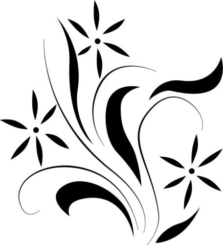 Легкий цветочный орнамент