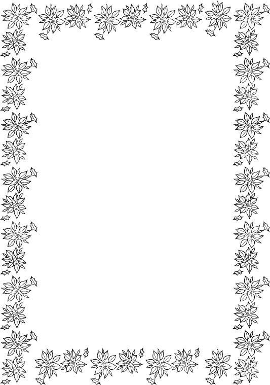 Новогодние рамки для ворда