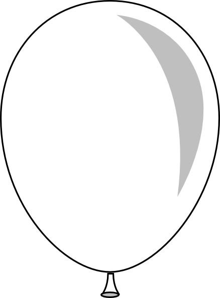 Шарик воздушный трафарет