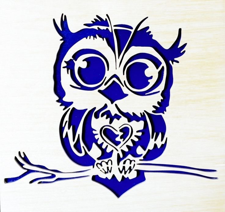 Вытынанки Совушки